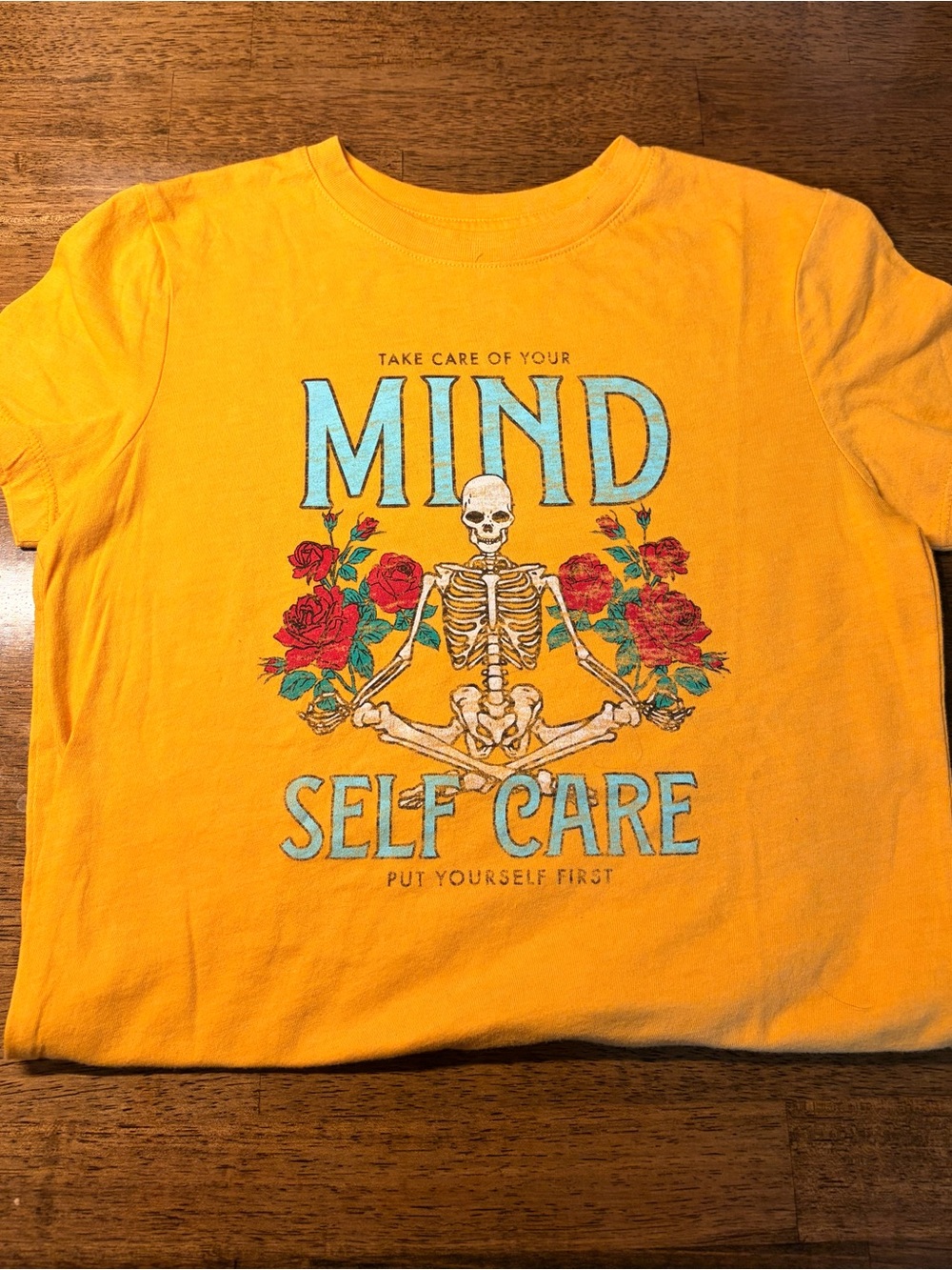 Aeropostale meditating skeleton t-shirt